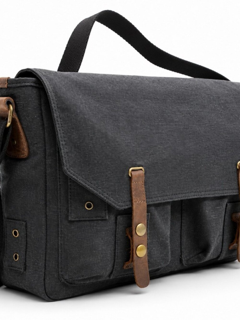 15"  Casual Style Shoulder Messenger Bag C52GRY